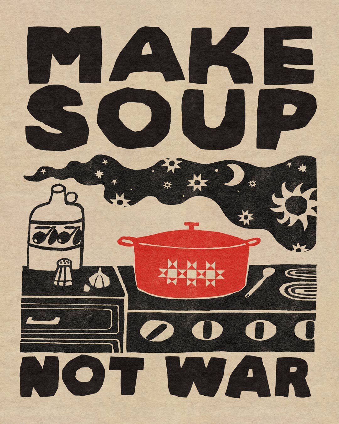 Anisa Makhoul - Art Print - Make Soup Not War