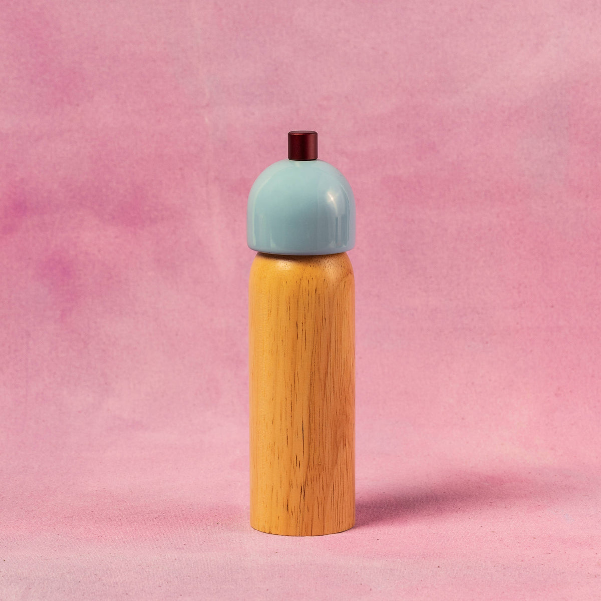 MÆGEN - Salt & Pepper Grinder - Light Blue & Burgundy