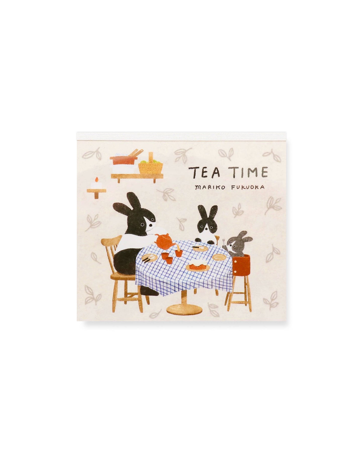 Her Winter Flowers - Block Memo - Tea Time
