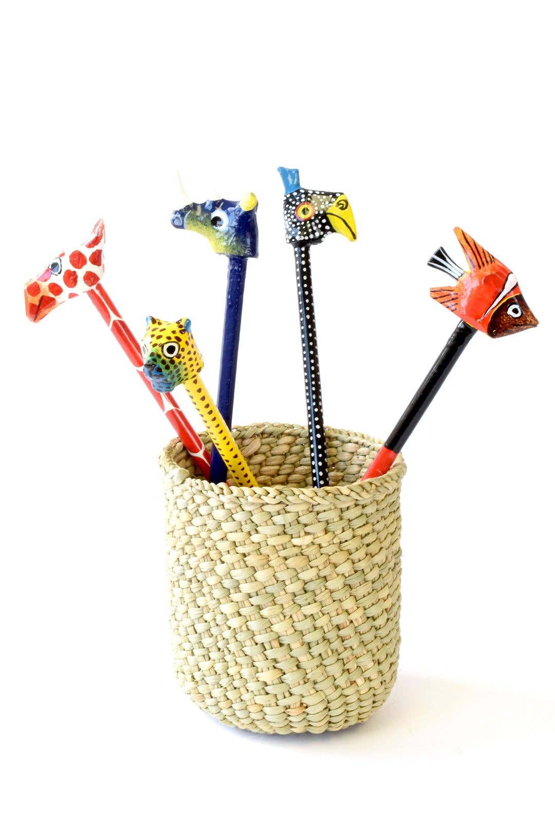 Hand Painted Cheetah Pencil No. 01
