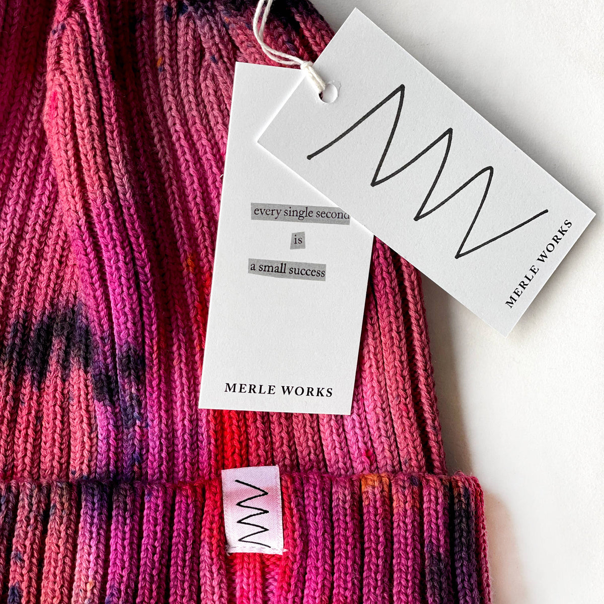 Merle Works - Heart Hand-dyed Beanie Hat