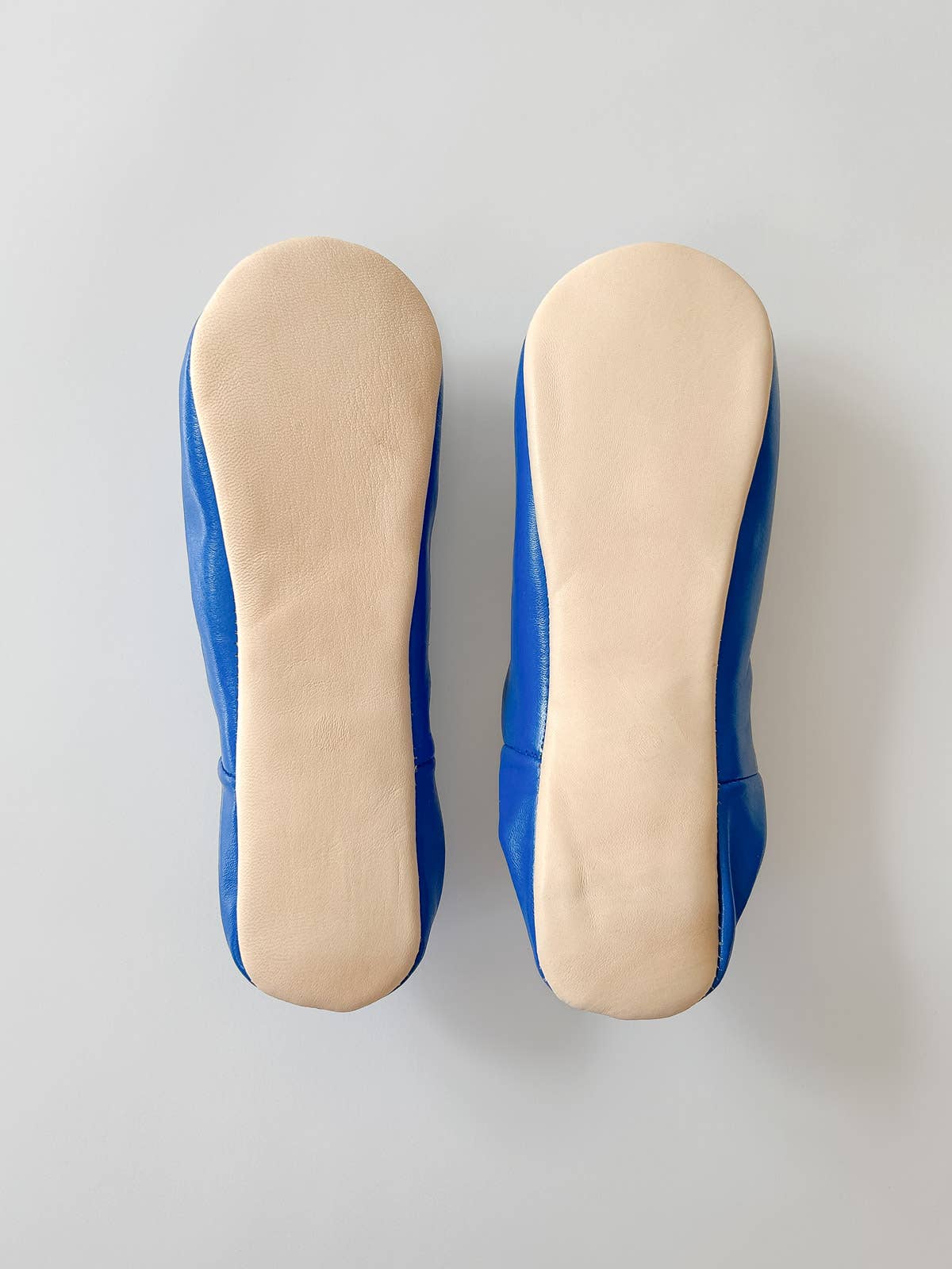 Moroccan Men's Babouche Slippers, Majorelle Blue