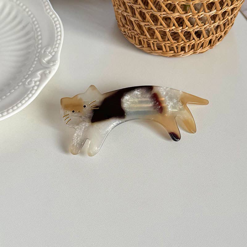 Playful Cat Hair Clips