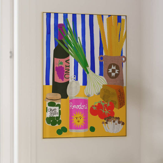 Italian Foods Art Print