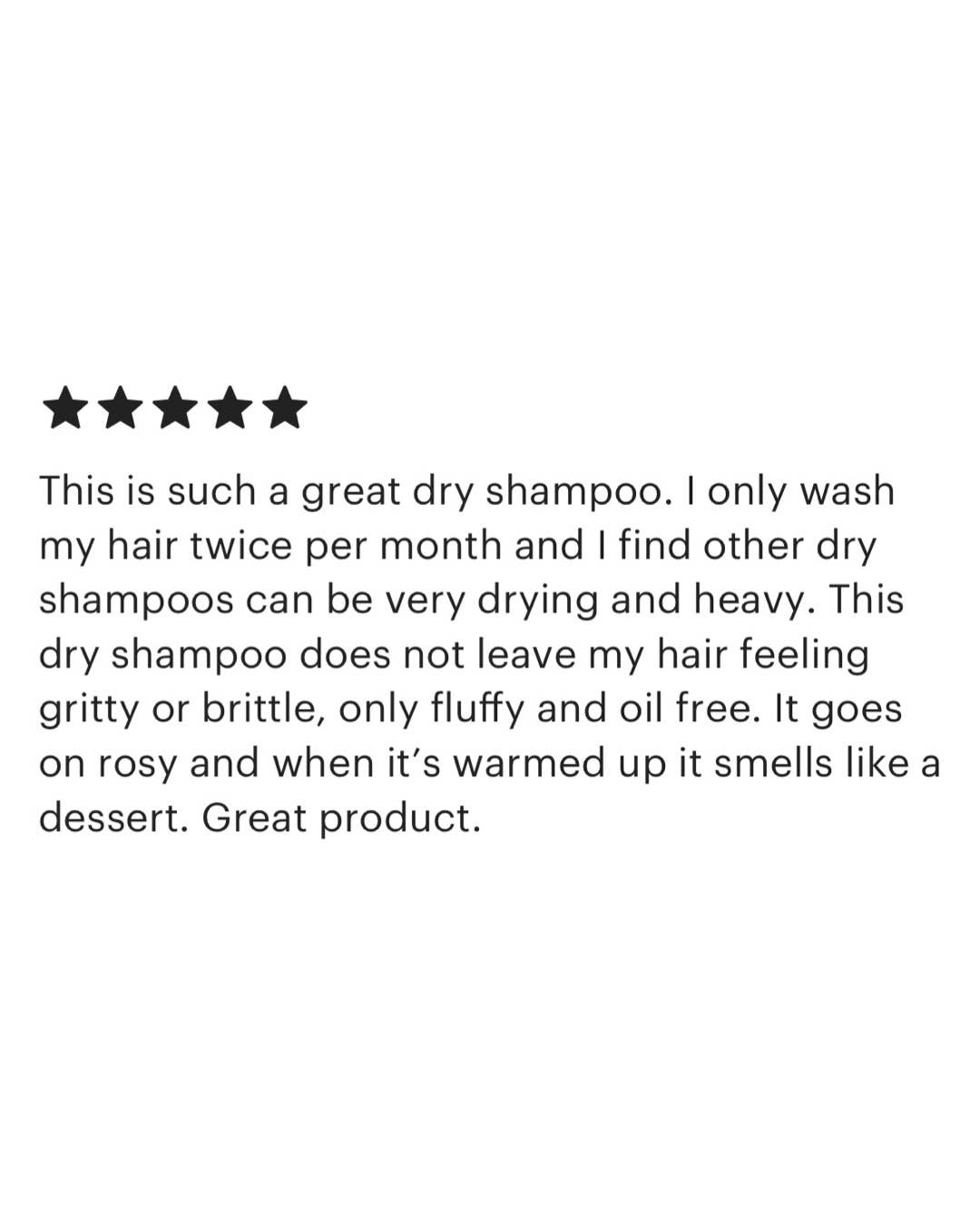 Mother Mountain Herbals - Coco Rose Dry Shampoo