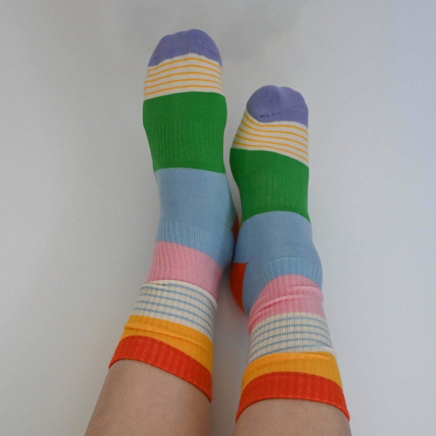Shape & Color - The Sunset Crew Sock