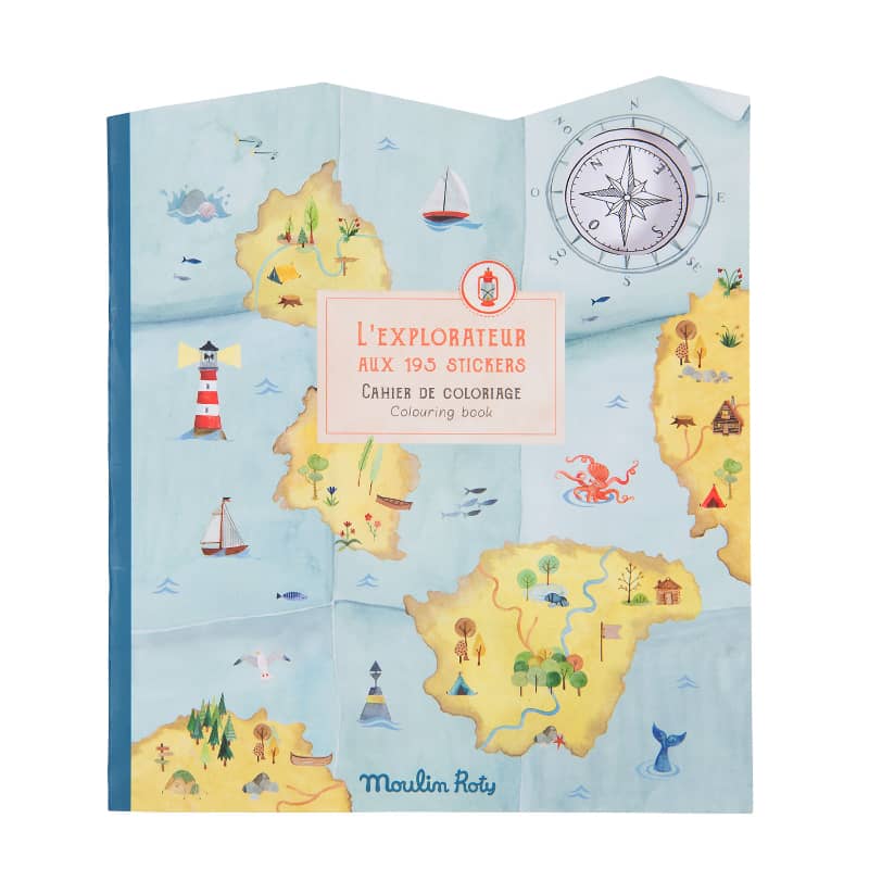 Explorer Coloring Book & Stickers