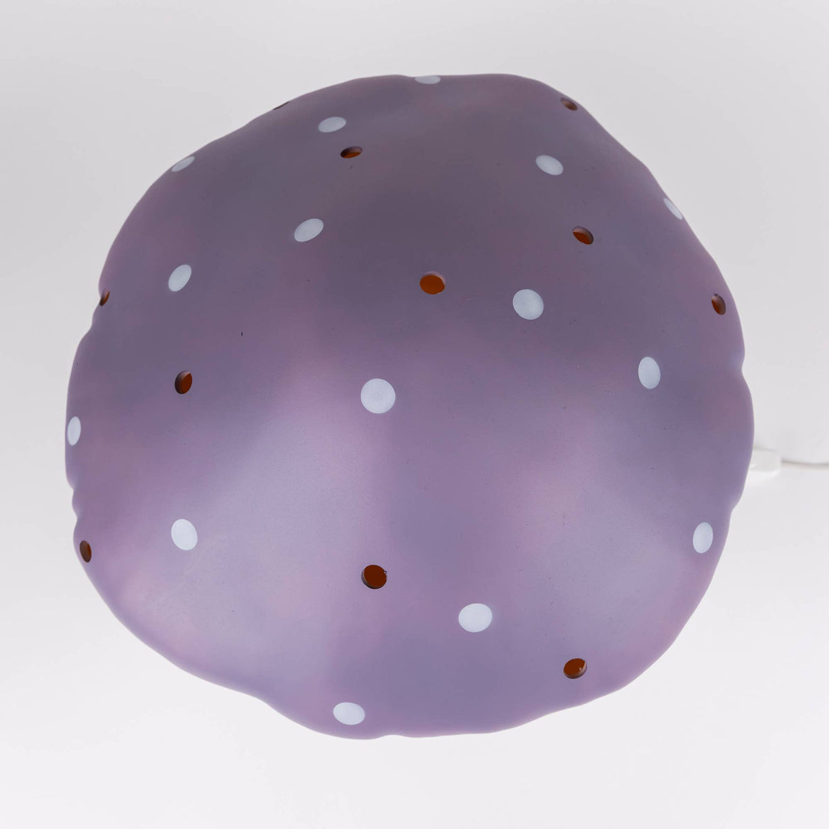 Egmont - Large Lavender Mushroom Lamp w/ Plug