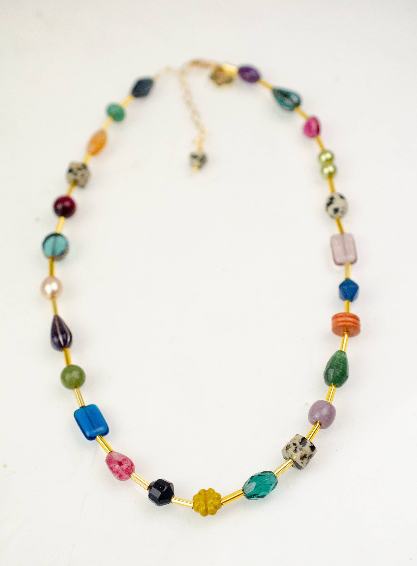 Jill Makes - Jewel Tone Beaded Necklace