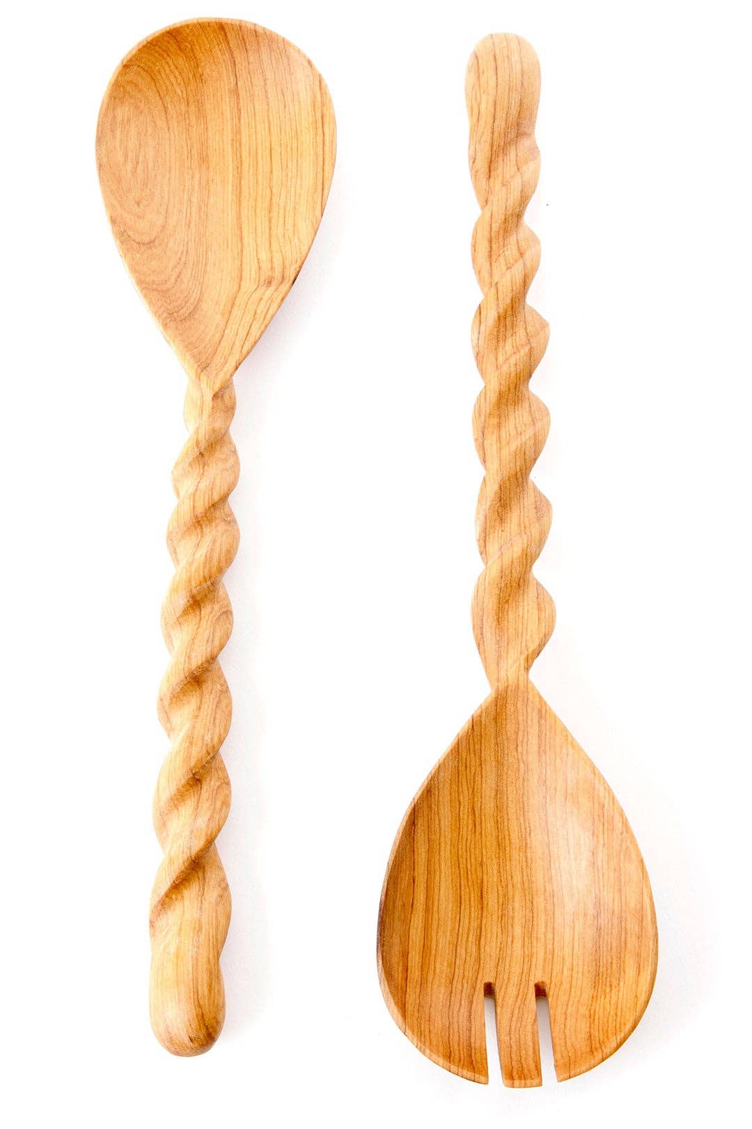 Spiral Salad Server Set