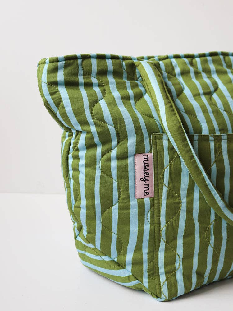 Strokes Quilted Bag - Mosey Me