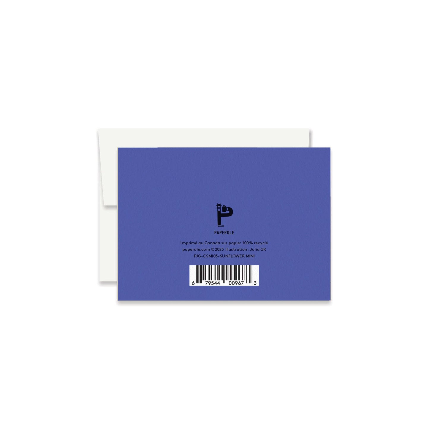 ‘Sunflower’ Miniature Greeting Card