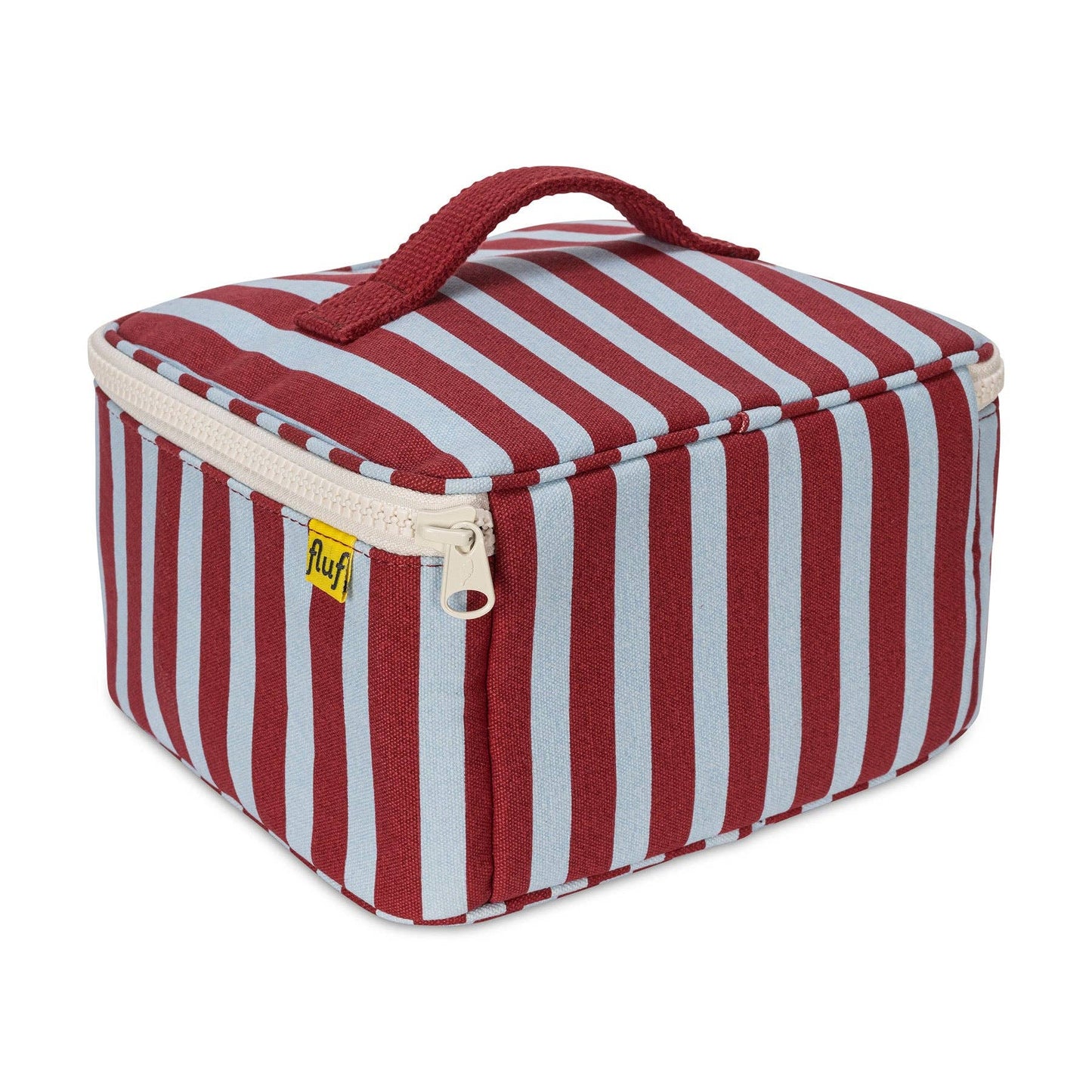 Fluf - Square Lunch - Awning Stripe Chili Pepper