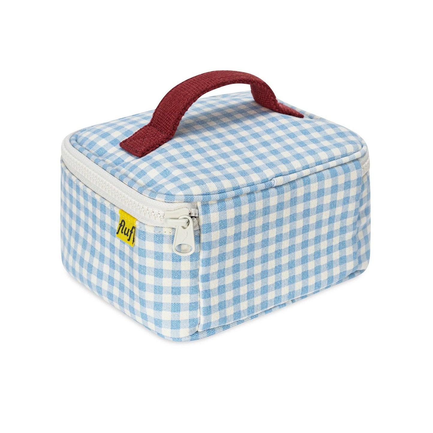 Fluf - Mini Zip Cube - Gingham Sky