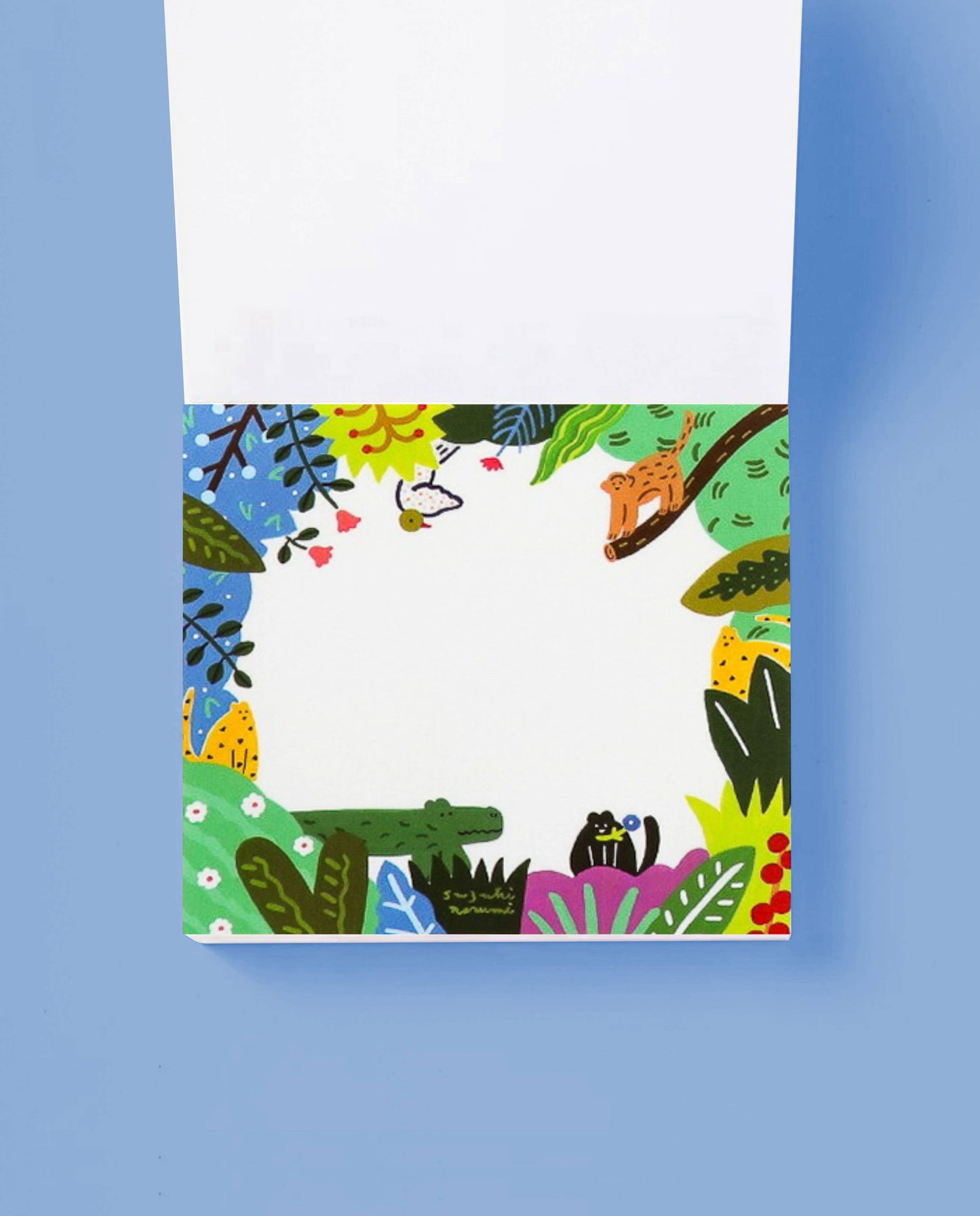 Her Winter Flowers - Block Memo - Animal Life