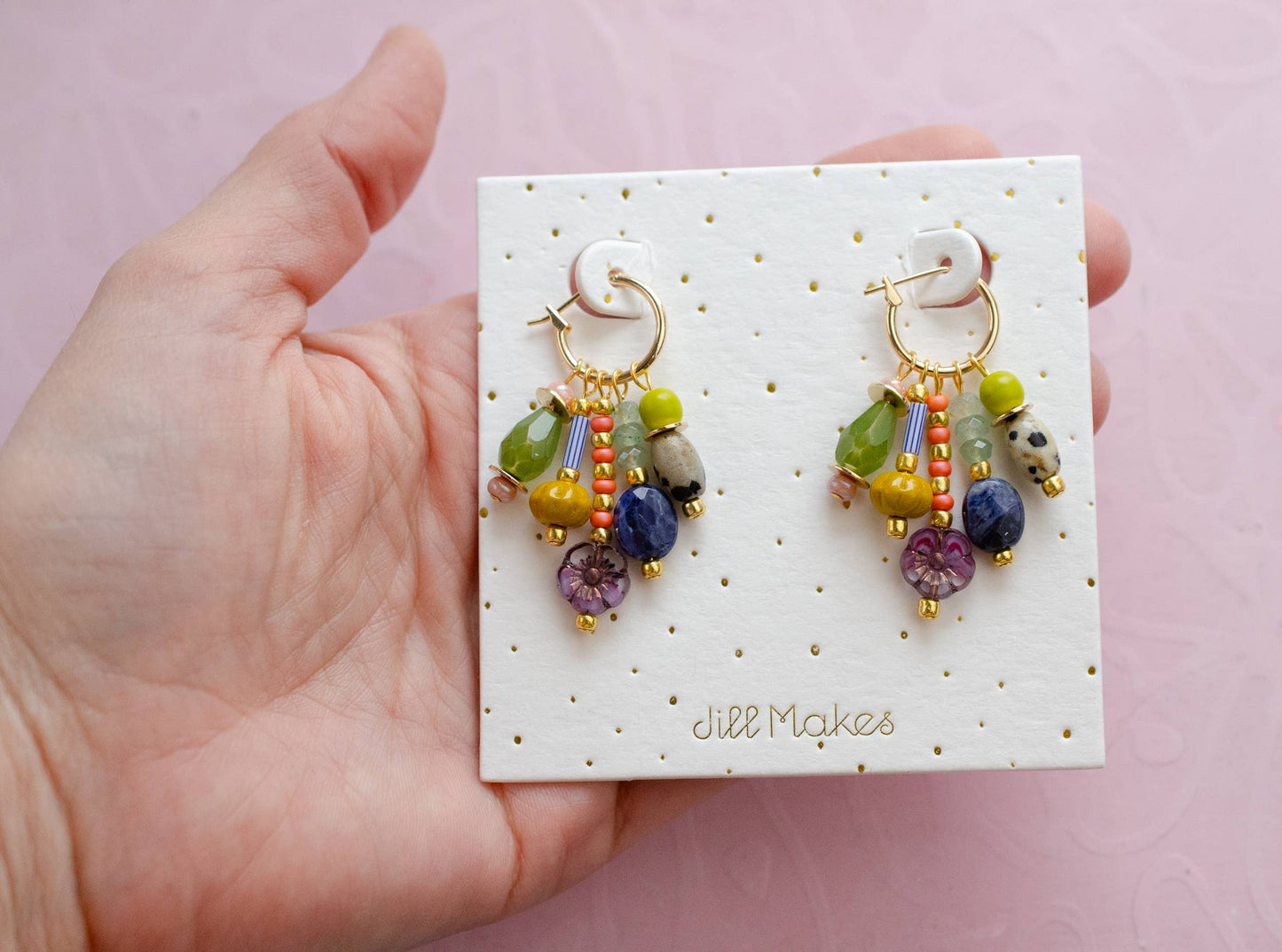 Jill Makes - Charm Dangle Earrings - Quinn