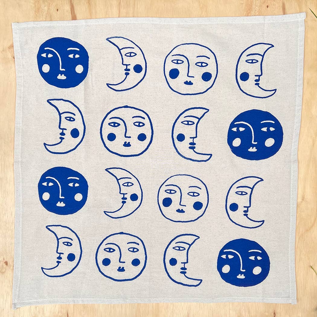 Nice life - Moon tea towel