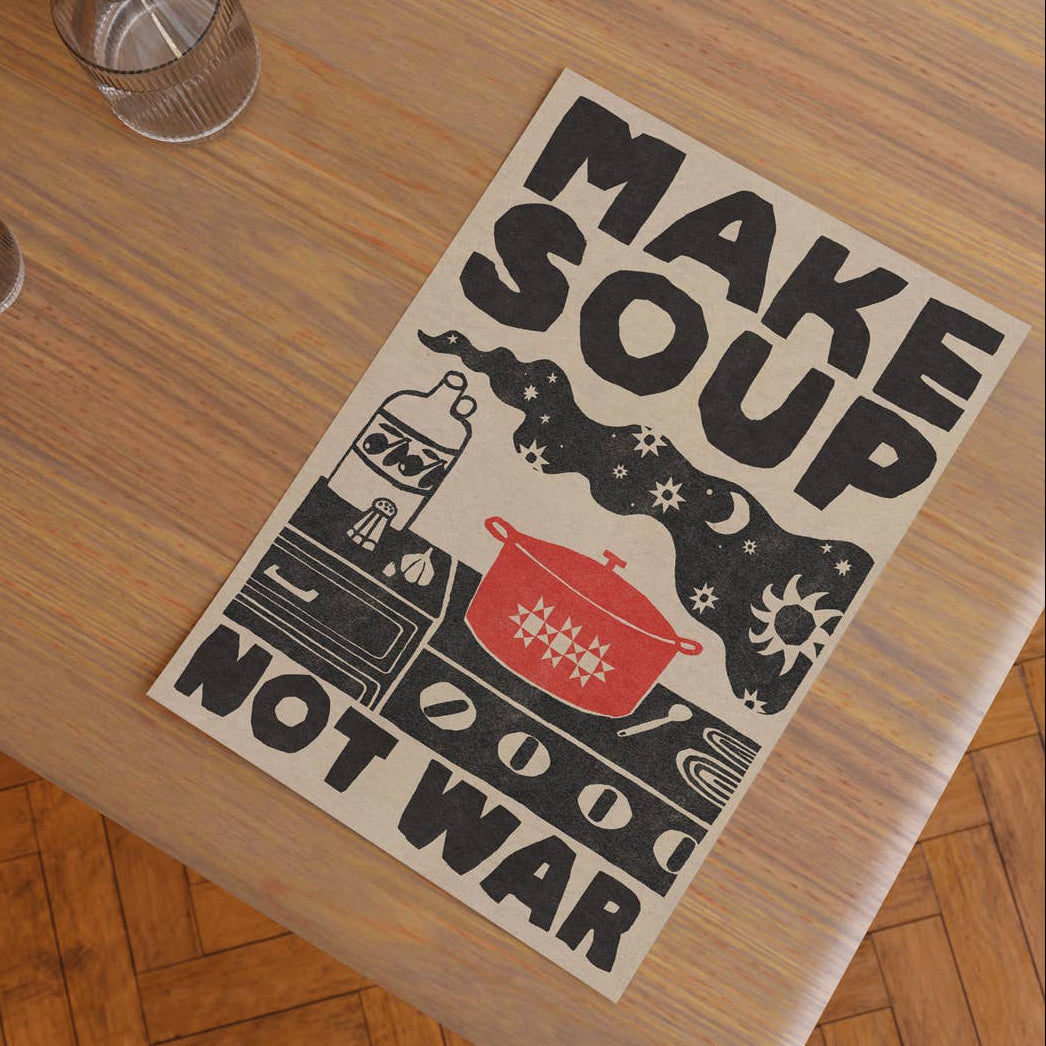 Anisa Makhoul - Art Print - Make Soup Not War
