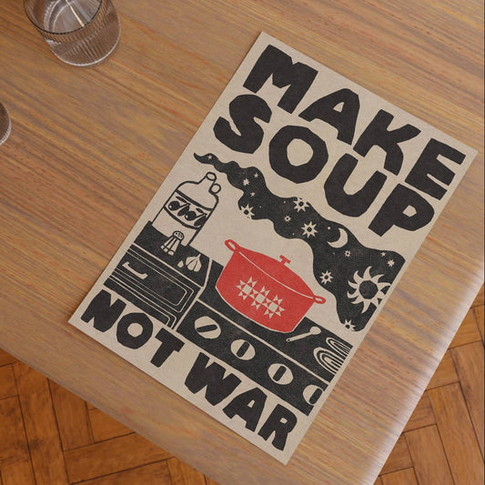 Anisa Makhoul - Art Print - Make Soup Not War