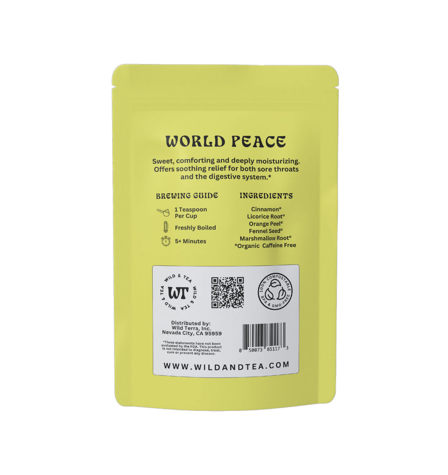 Wild & Tea - World Peace Herbal Tea