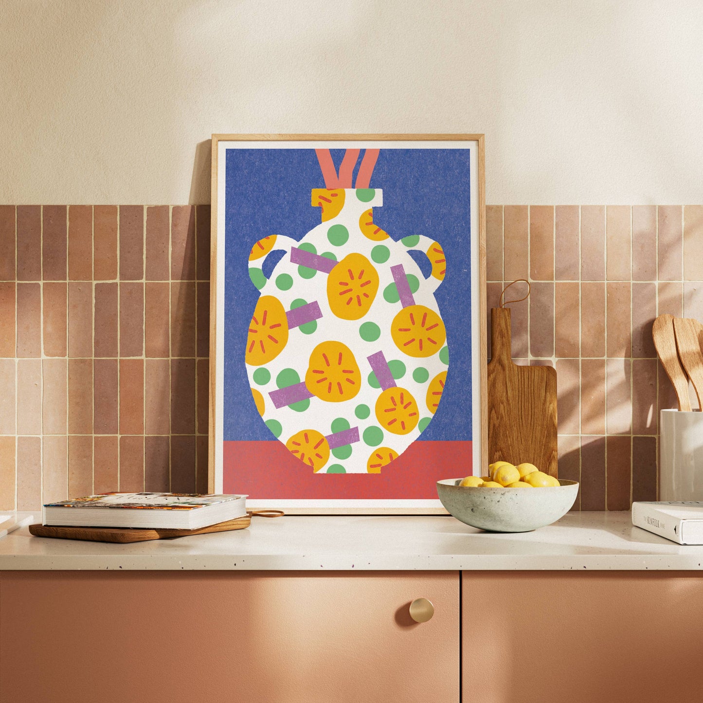 ‘Handled Vase’ Art Print