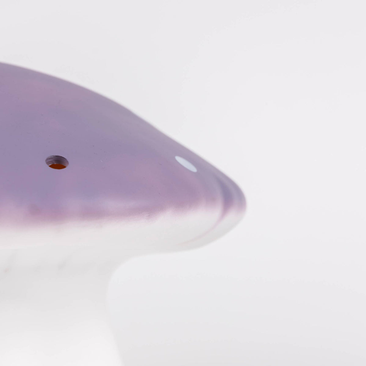 Egmont - Large Lavender Mushroom Lamp w/ Plug