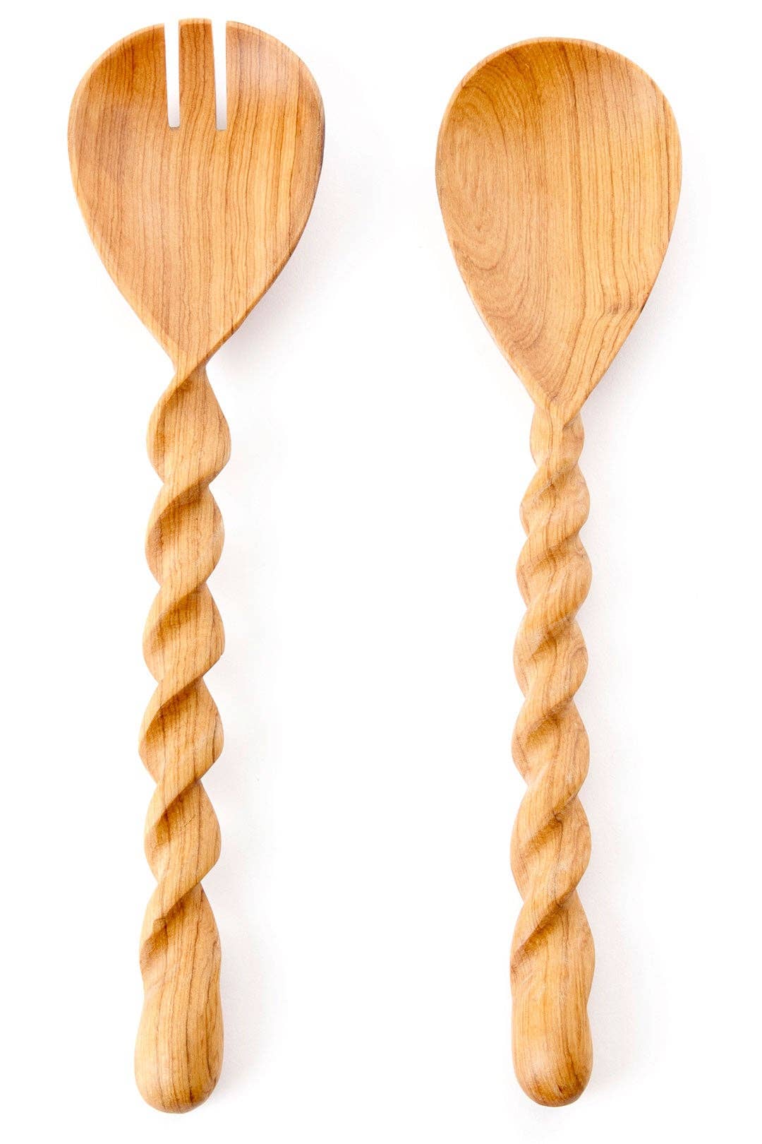 Spiral Salad Server Set