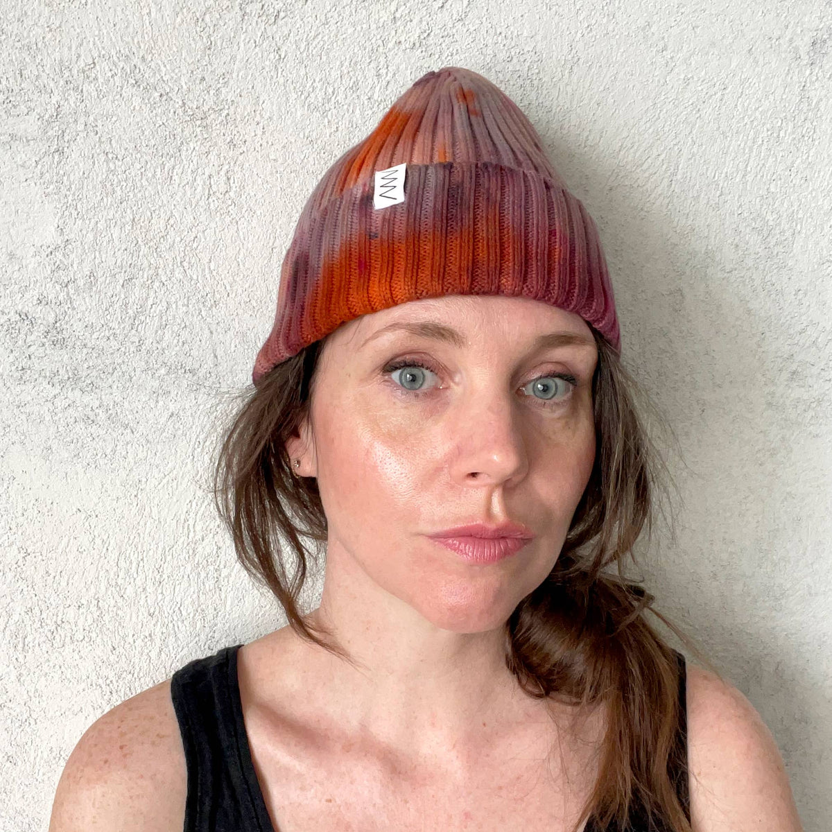 Merle Works - Brunette Hand-dyed Beanie Hat