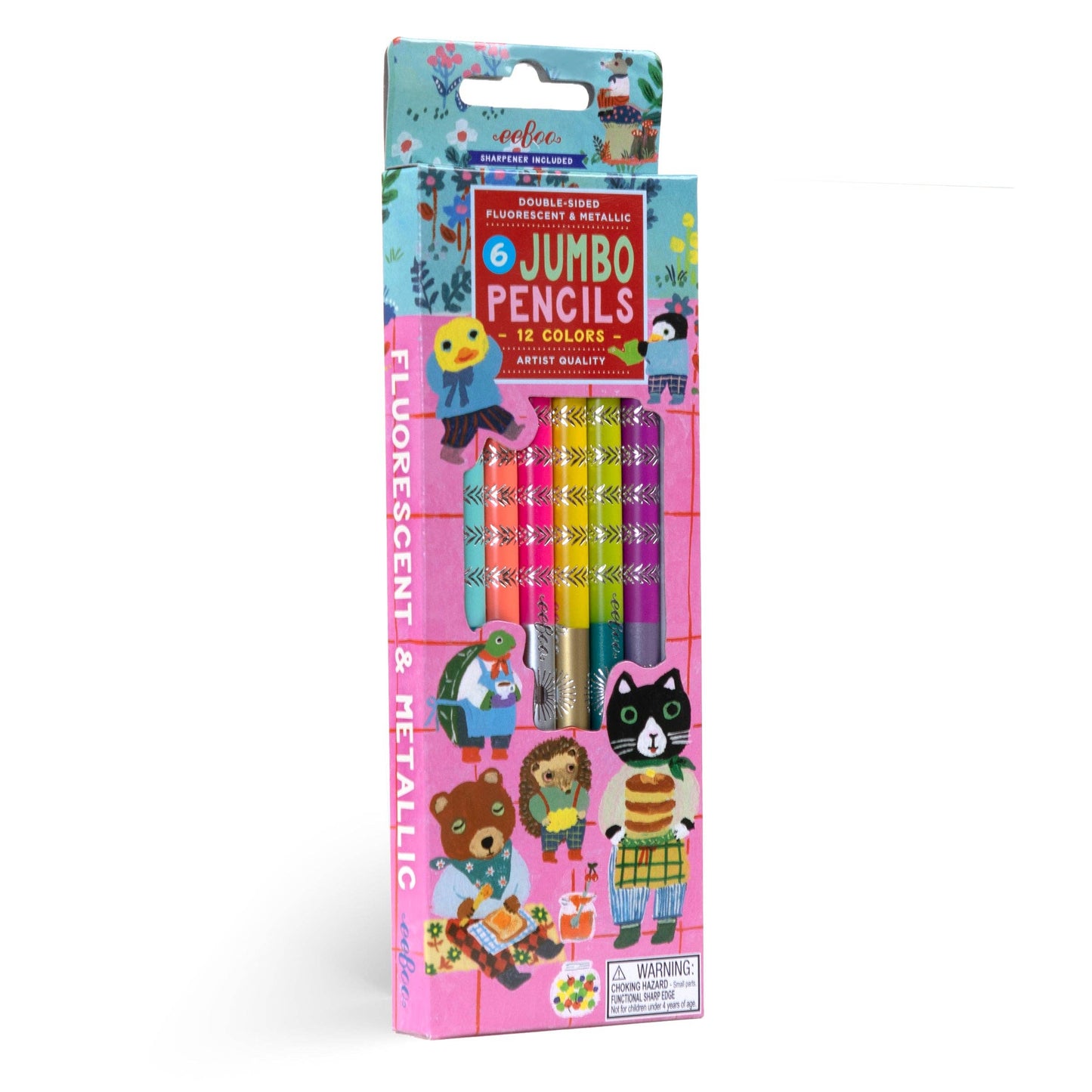 eeBoo - Sweet Celebration 6 Jumbo Pencils