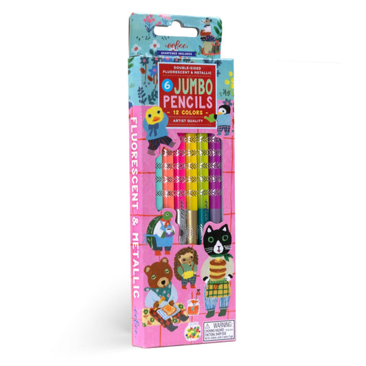 eeBoo - Sweet Celebration 6 Jumbo Pencils