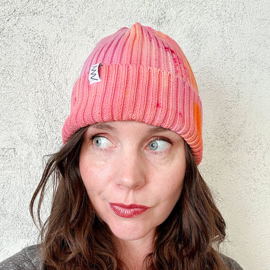 Merle Works - Shortcake Hand-dyed Beanie Hat