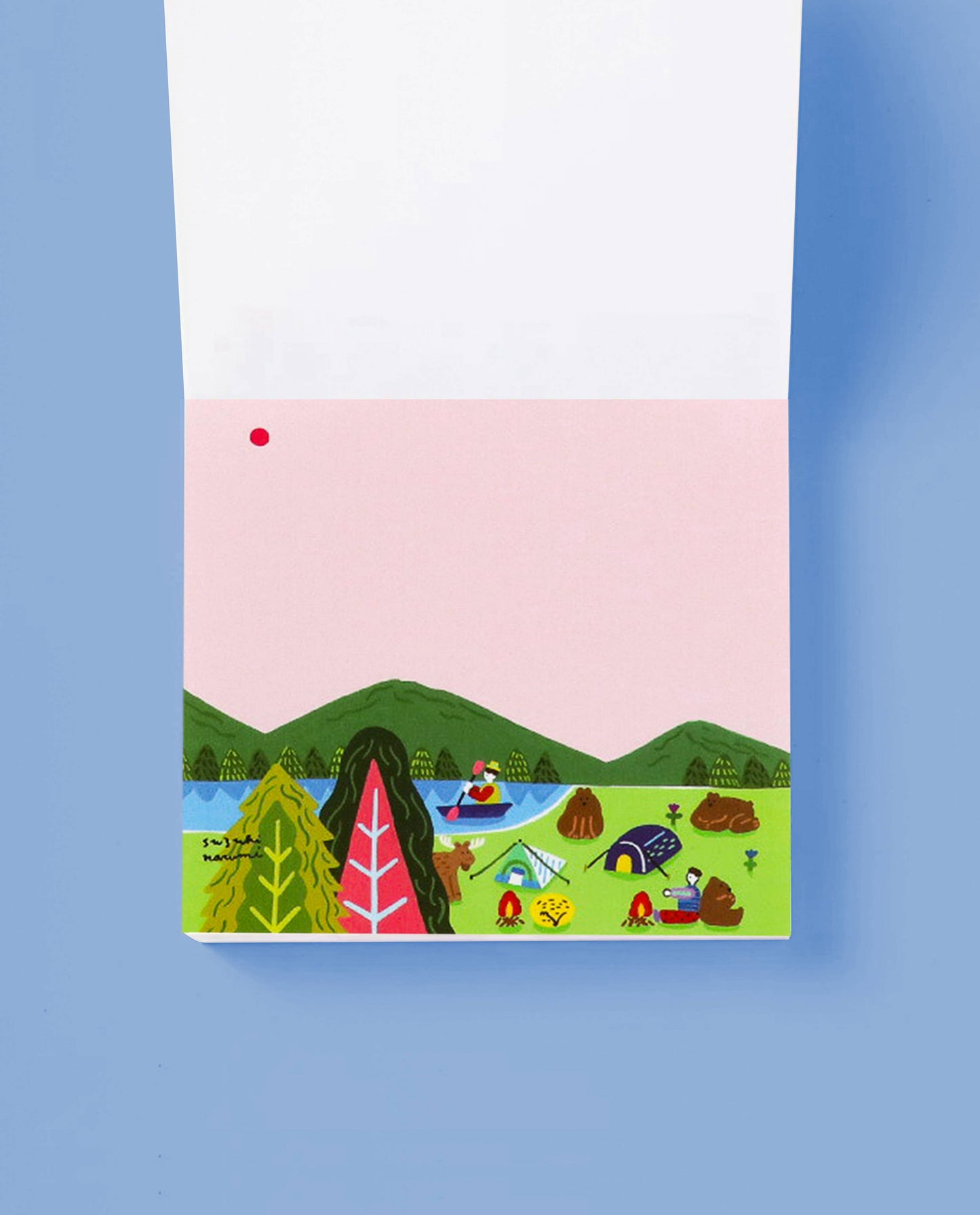Her Winter Flowers - Block Memo - Animal Life