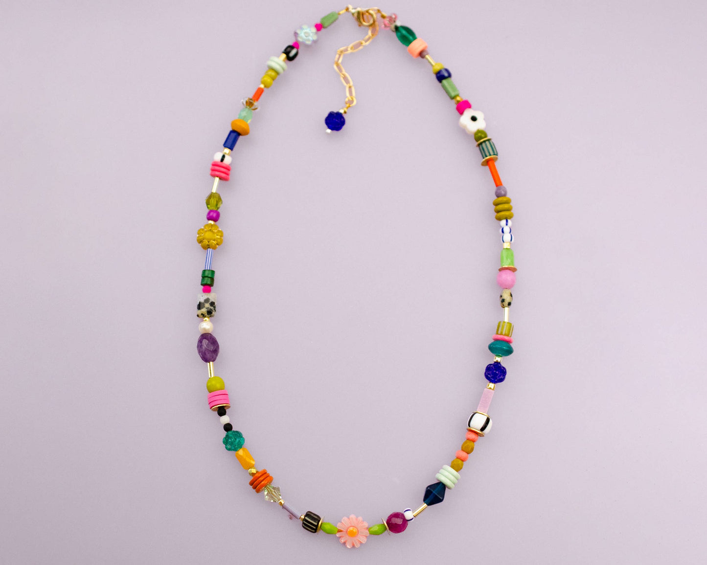Jill Makes - Beaded Colorful Friendship SeedBead Necklace