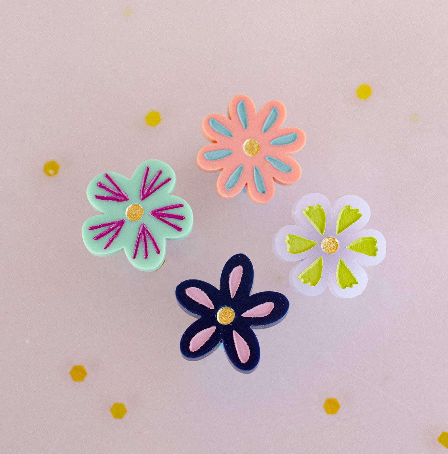 Jill Makes - Flower Stud Earrings