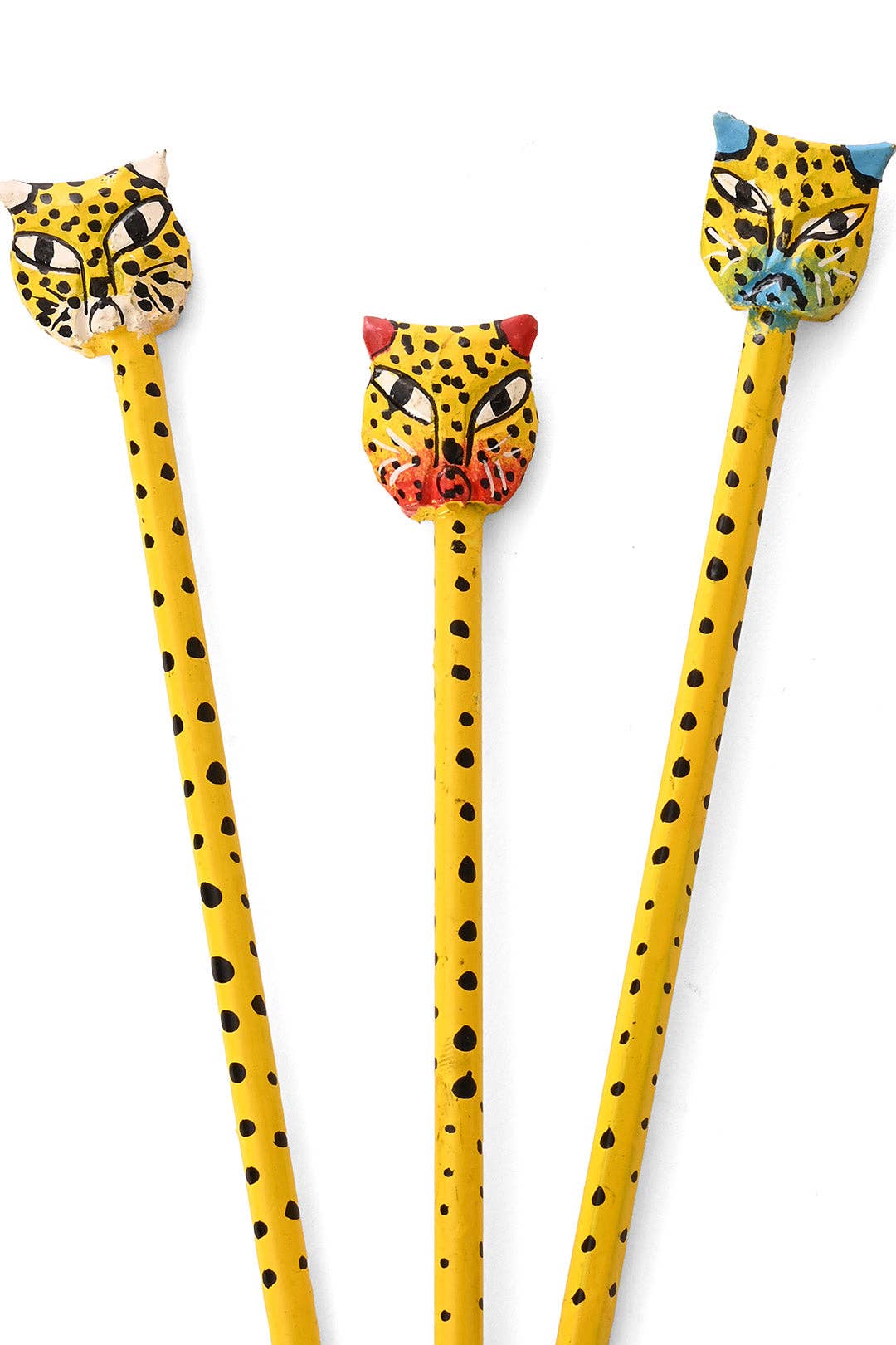 Hand Painted Cheetah Pencil No. 02