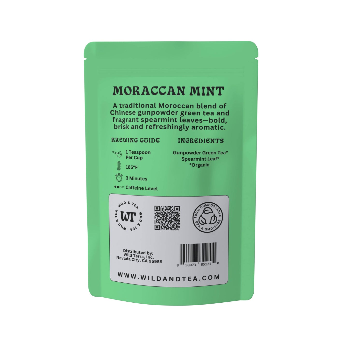 Wild & Tea Moroccan Mint Green Tea