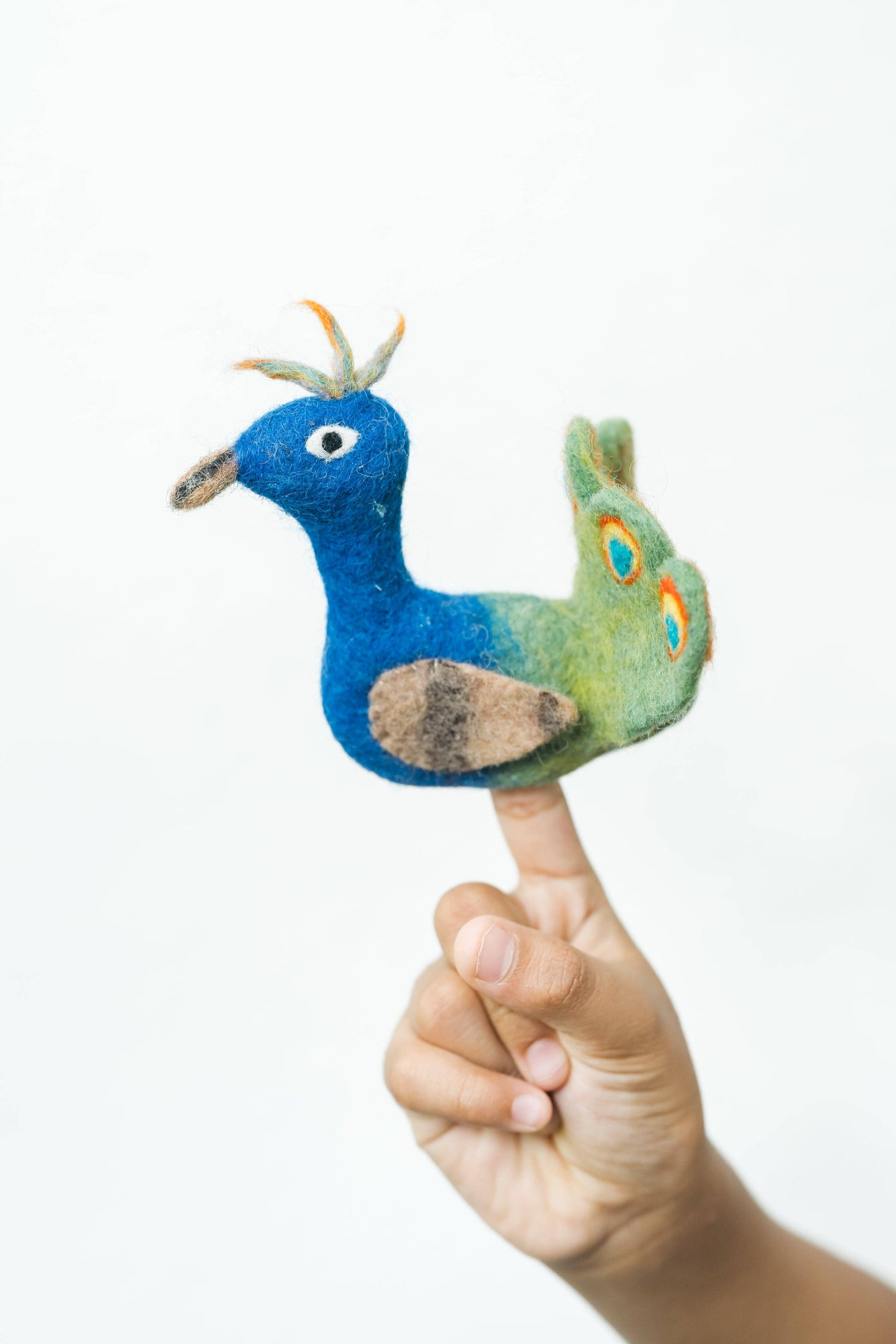 Silk Road Bazaar - Peacock Finger Puppet