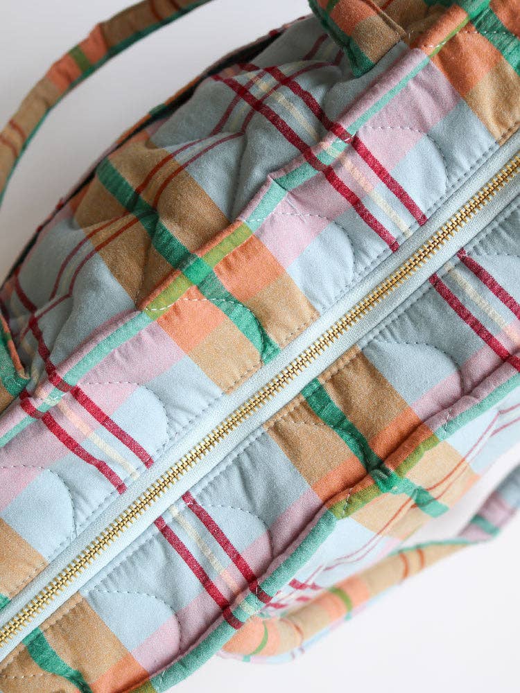 Confetti Plaid Quilted Bag - Mosey Me