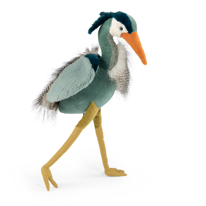Heron plush toy