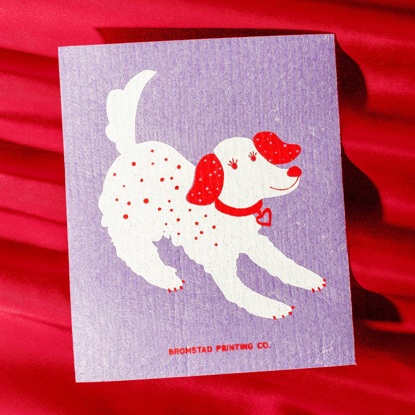 Bromstad Printing Co. - Dog - Swedish Dishcloth