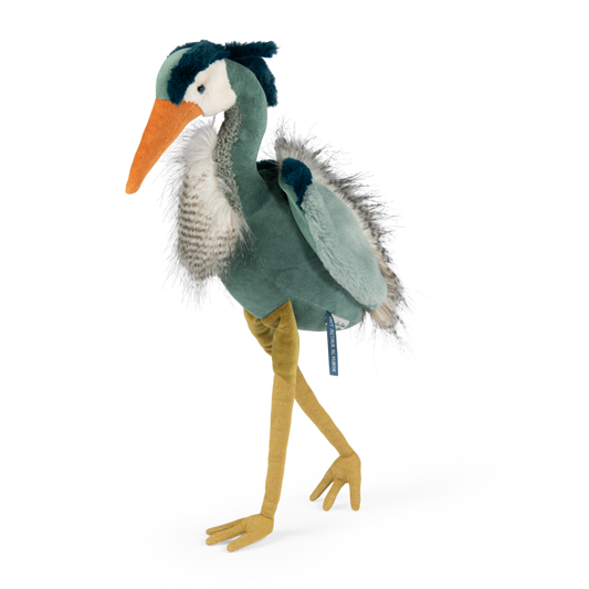Heron plush toy