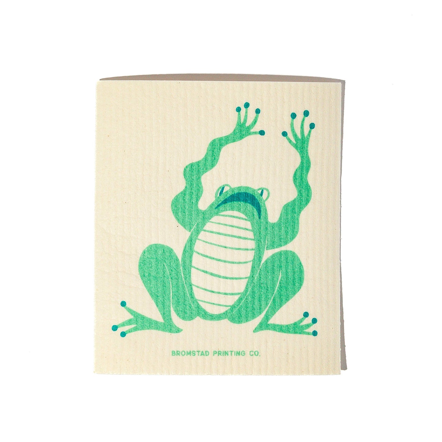 Bromstad Printing Co. - Frog - Swedish Dishcloth