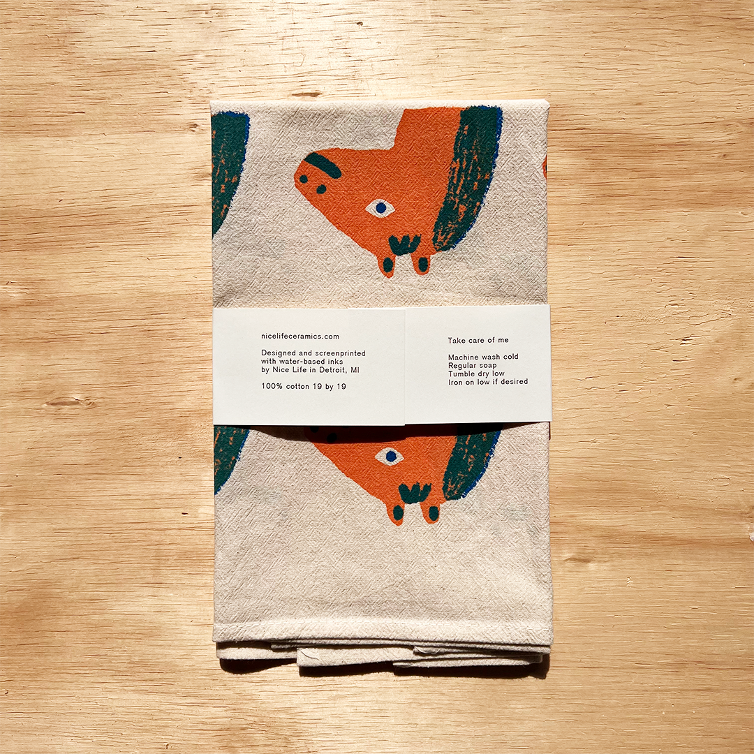 Nice life - Horse Cotton Tea Towel