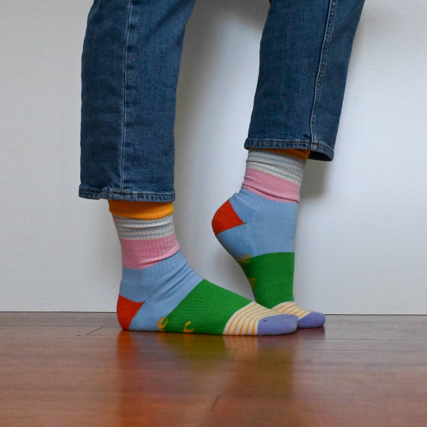 Shape & Color - The Sunset Crew Sock