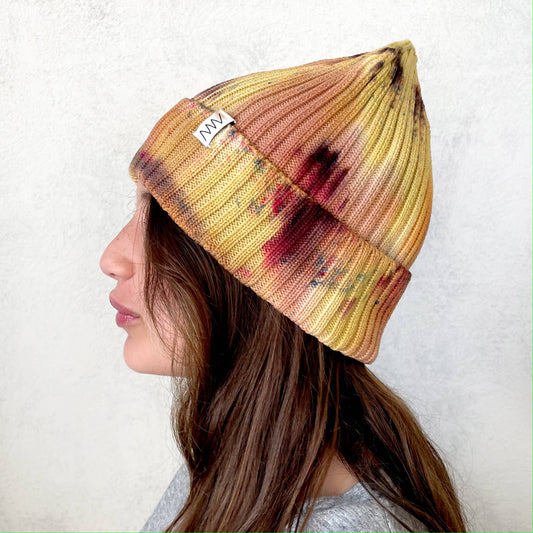Merle Works - Sunflower Hand-dyed Beanie Hat