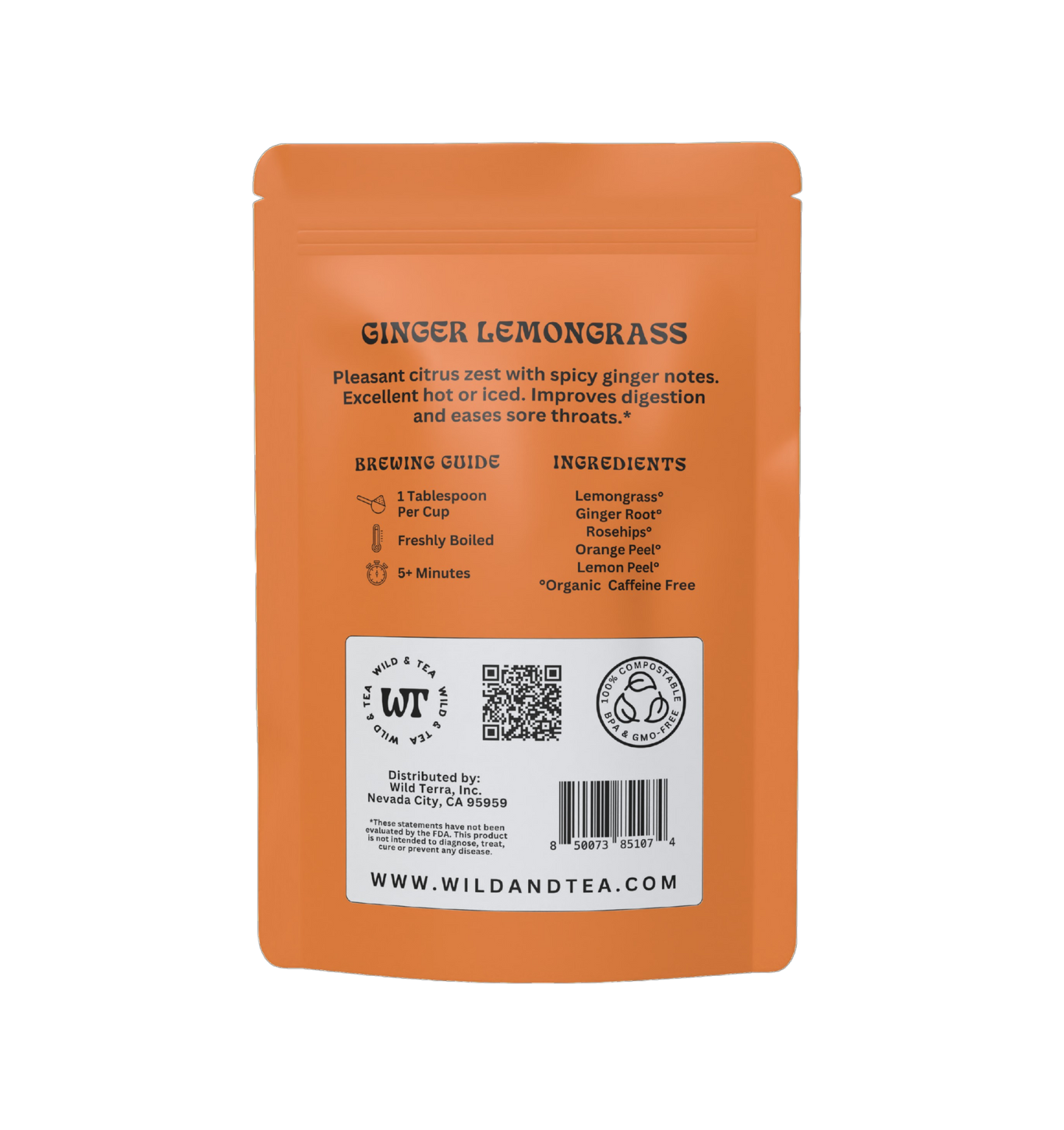 Ginger Lemongrass Herbal Tea