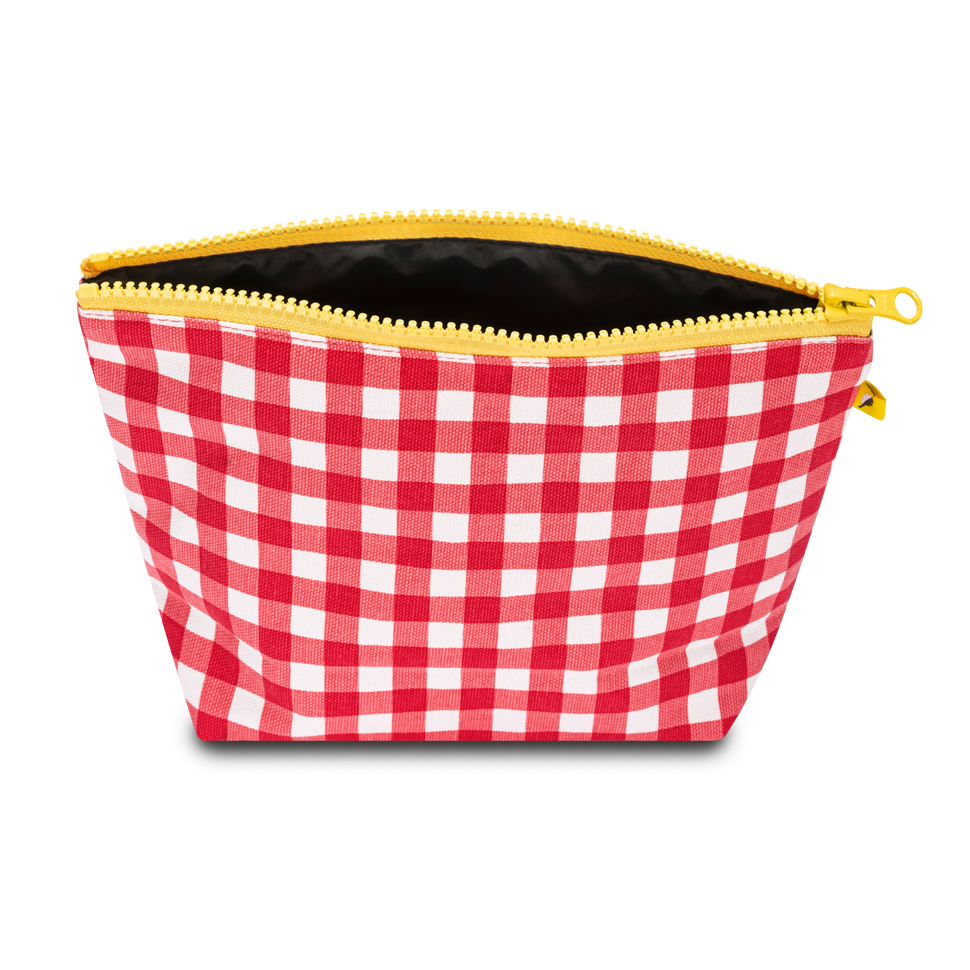 Fluf - Mid Zip - Gingham Red