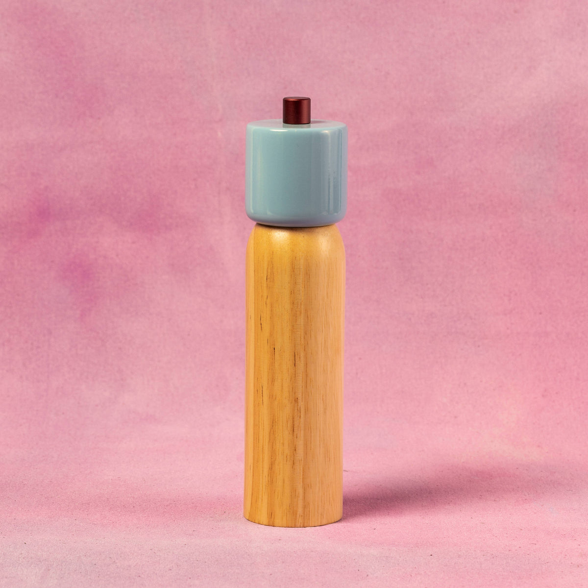 MÆGEN - Salt & Pepper Grinder - Light Blue & Burgundy