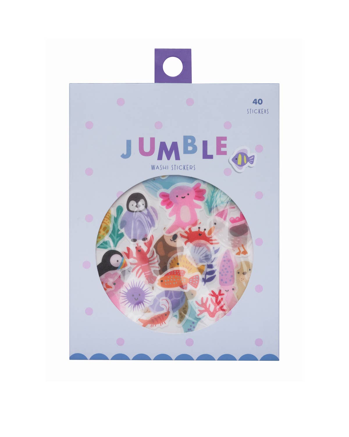 Girl of All Work - Ocean Wonders Jumble Washi Stickers