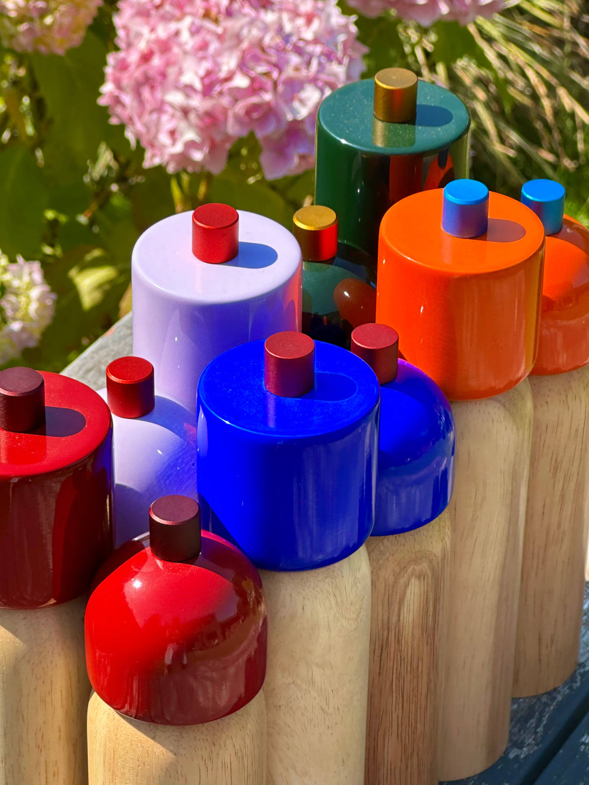 MÆGEN - Salt & Pepper Grinder - Orange & Blue